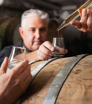 Whisky Test aus dem Fass