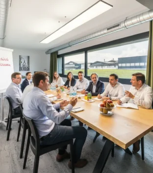 Seminar Fimmelsberg mit Seminar Gästen Platz für bis zu 14 Personen