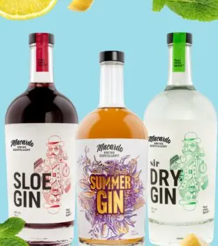 Summer Gin, Sloe Gin, Sir Dry Gin von Macardo Swiss Distillery
