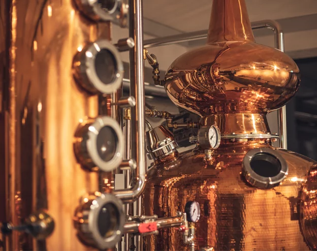 Distillerie dans le monde du plaisir Macardo