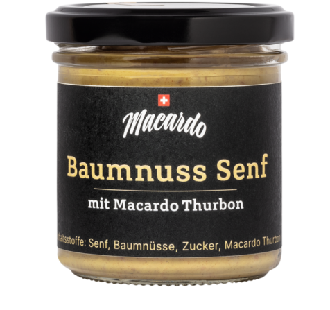 Macardo Baumnuss Senf mit Thurbon