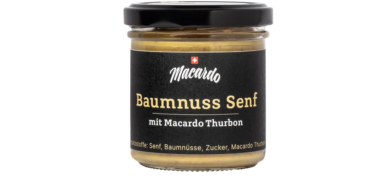 Macardo Baumnuss Senf mit Thurbon