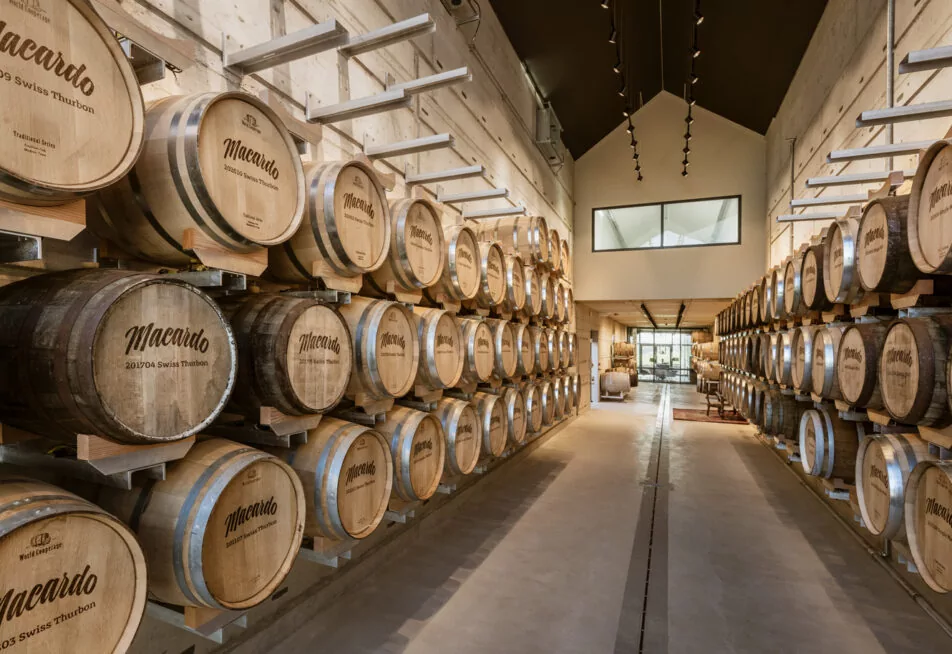 Barrel storage in the Macardo Genuss Welt