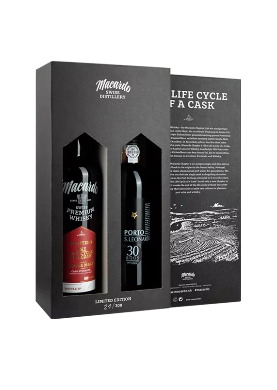 Coffret cadeau Chapter 2 & Porto - Macardo Swiss Distillery