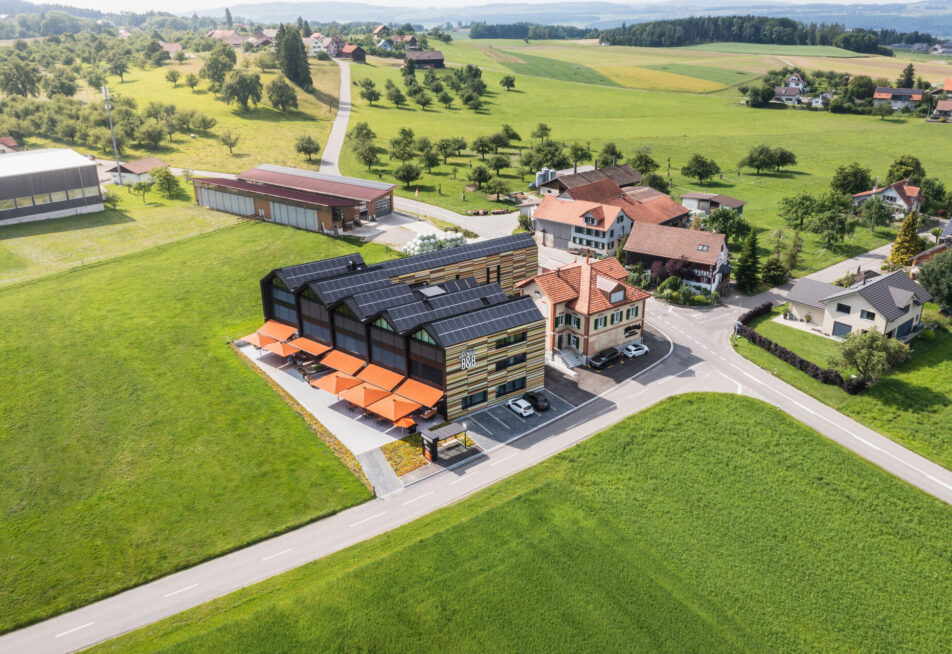 Macardo Ansicht von oben mit der Terrasse